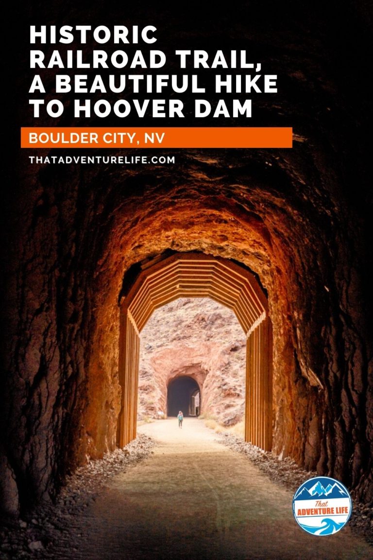 Historic Railroad Trail, a Beautiful Hike to Hoover Dam, Nevada Pin 3