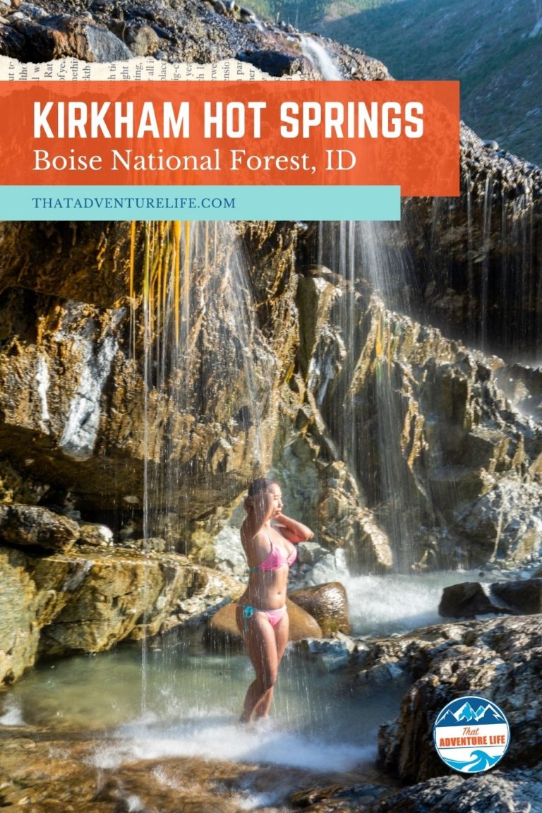 Kirkham Hot Springs in Boise National Forest, Idaho Pin 1