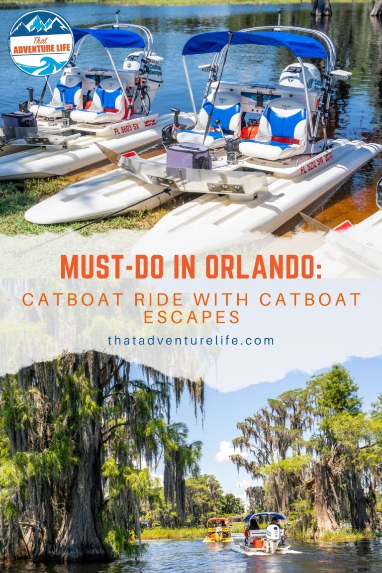 Catboat Ride in Orlando with Catboat Escapes Pin 3