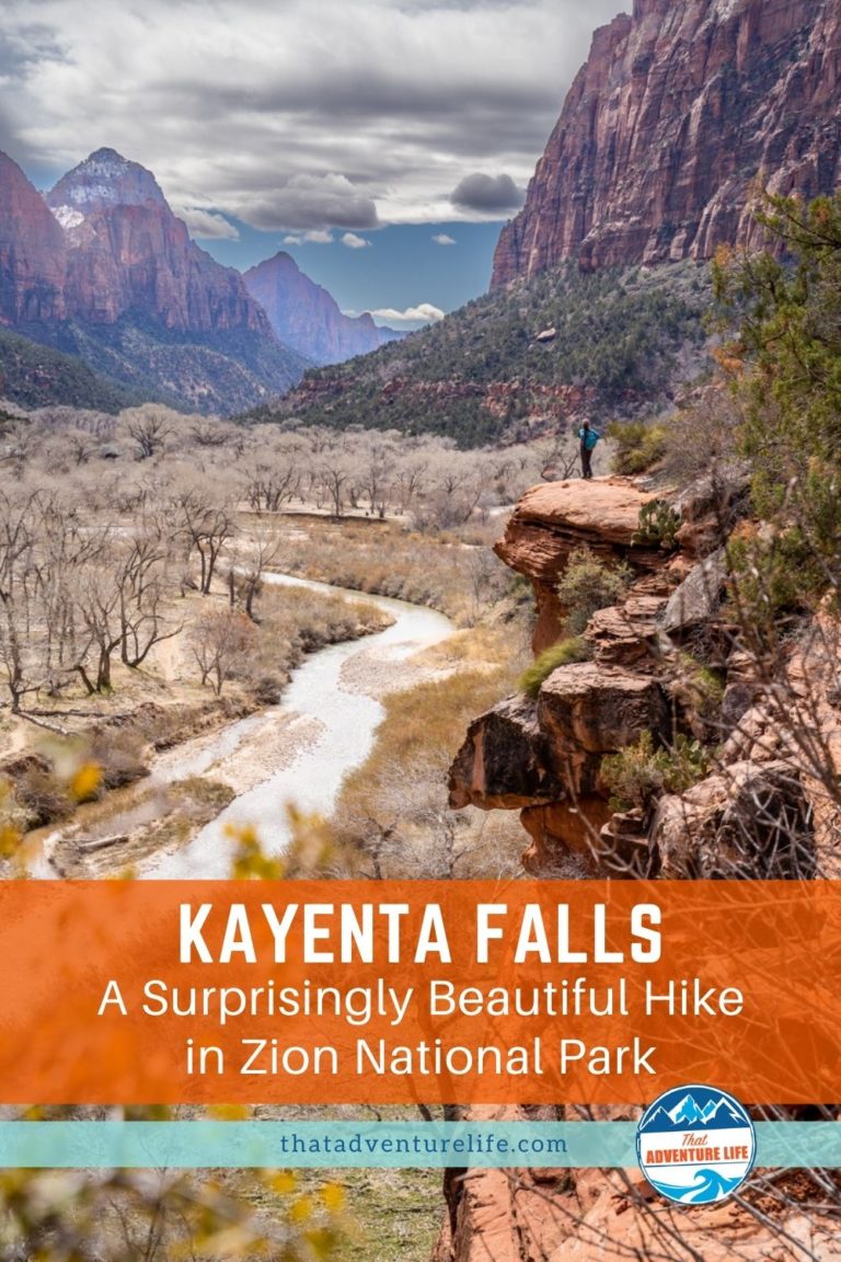 Kayenta Trail - A Surprisingly Beautiful Hike in Zion National Park Pin 3