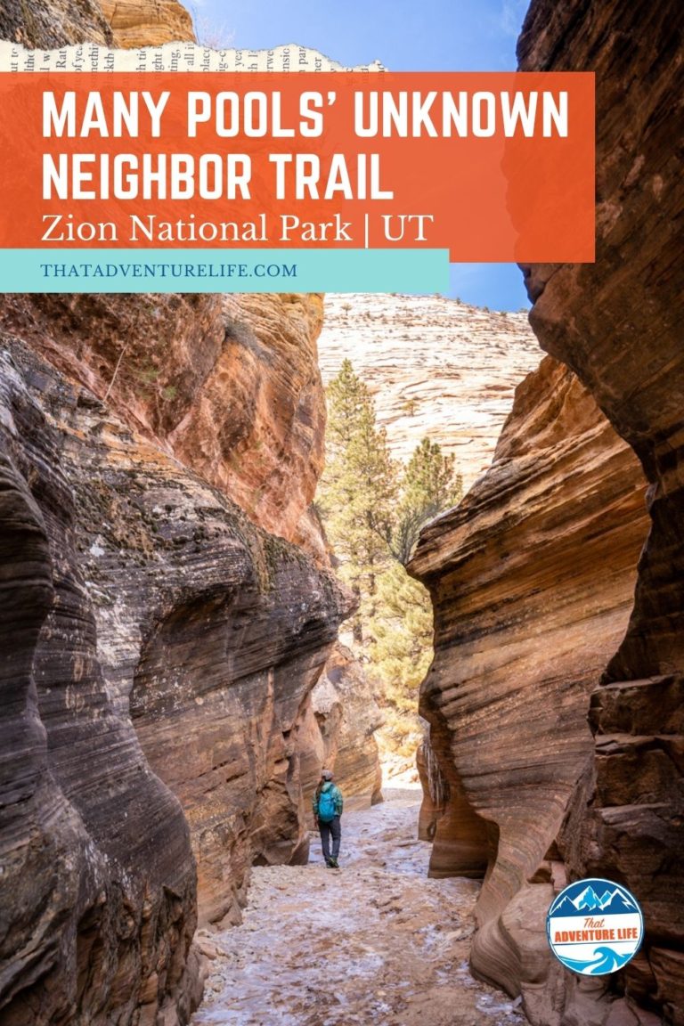 How to Find Many Pools’ Unknown Neighbor Trail | Zion National Park Pin 1