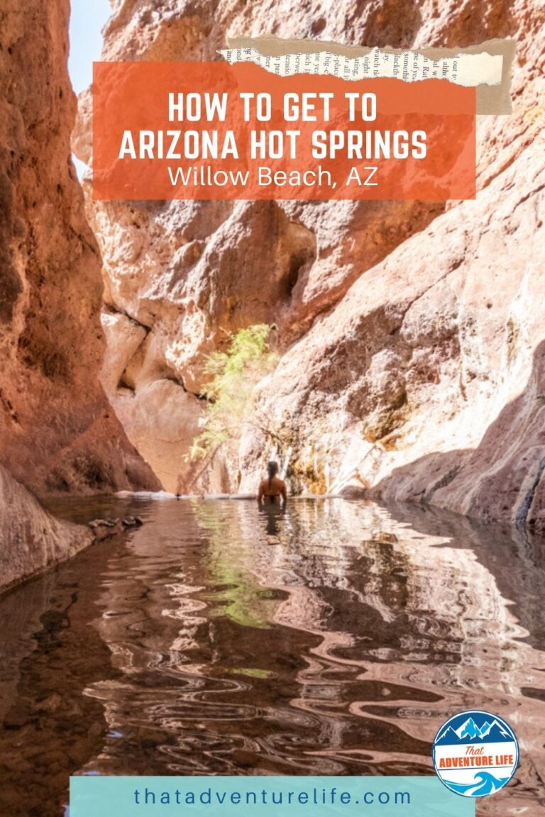 How to Get to Arizona Hot Springs | Willow Beach, AZ Pin 3