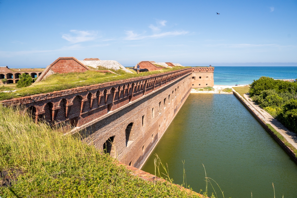 Fort Jefferson at Dry Tortugas National Park in Florida