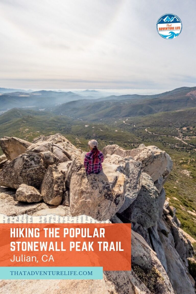 Hiking the Popular Stonewall Peak Trail | Julian, CA Pin 3