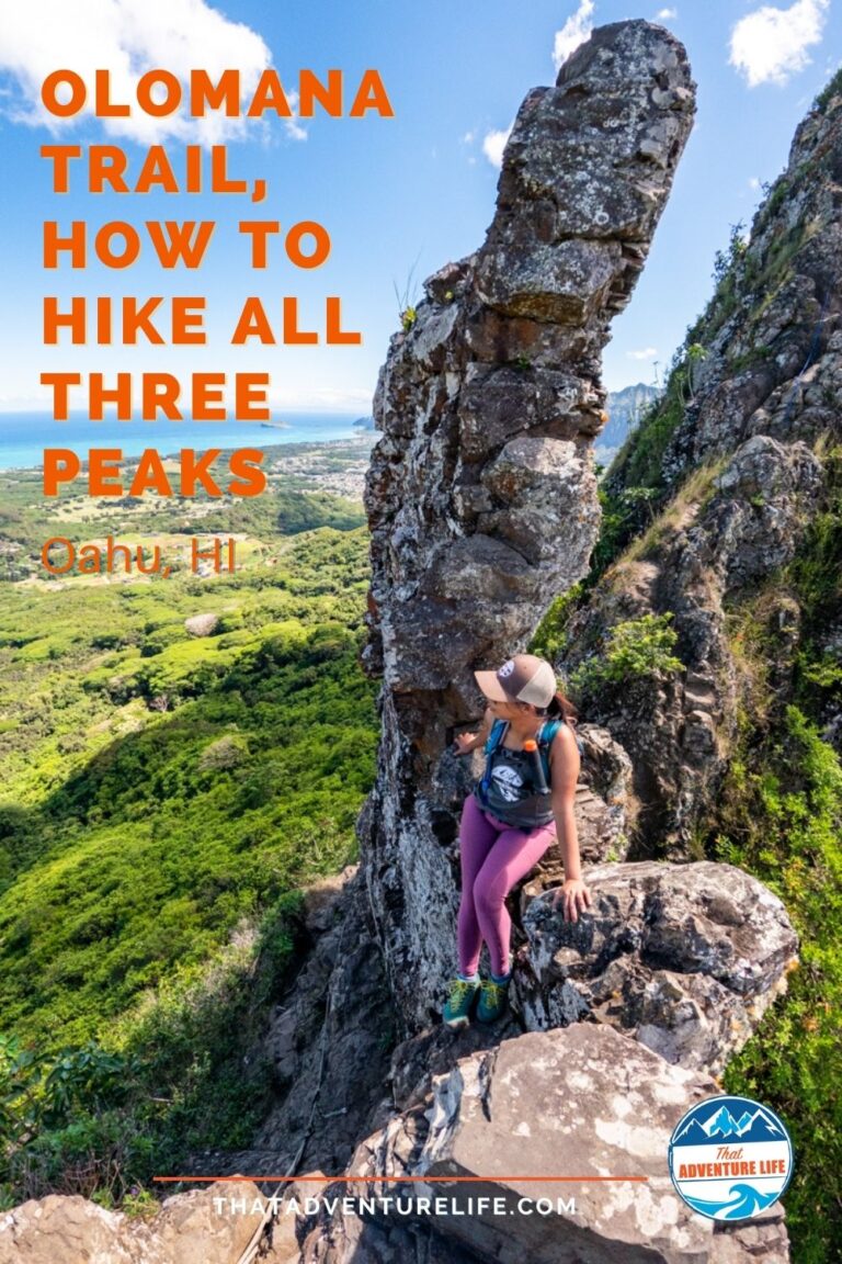 Olomana Trail - How to Hike All Three Peaks | Oahu, HI Pin 2