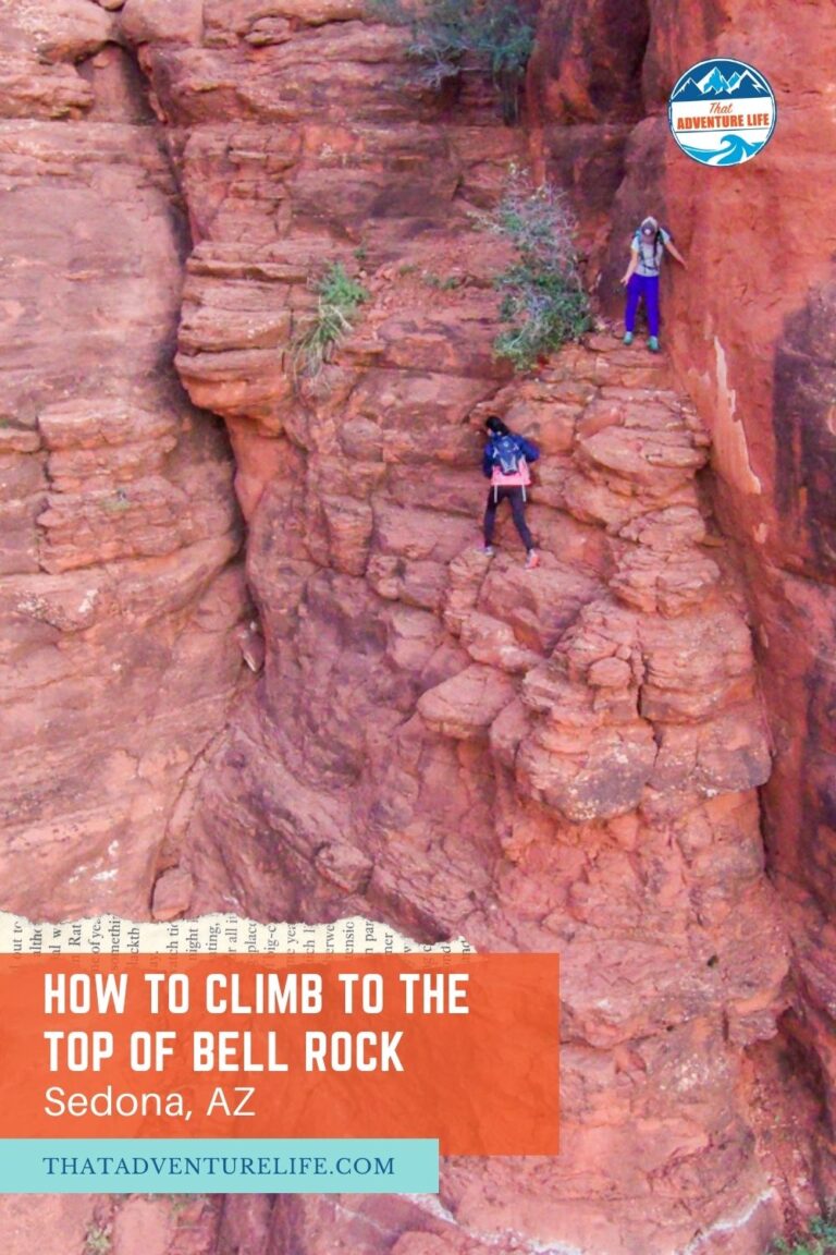 How to Climb to the Top of Bell Rock | Sedona, AZ Pin 2