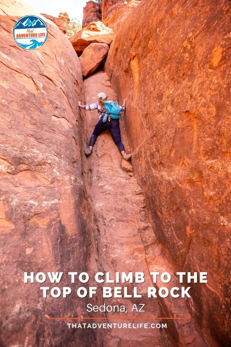How to Climb to the Top of Bell Rock | Sedona, AZ Pin 3