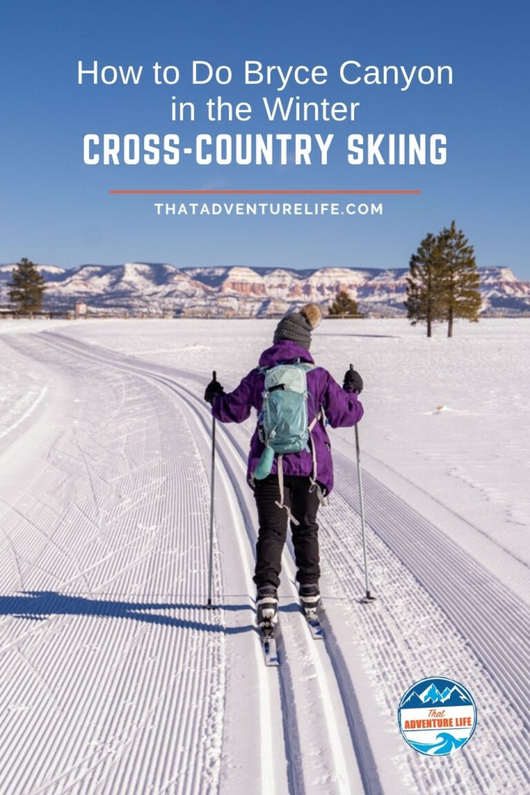 How to Do Bryce Canyon in the Winter: Cross-Country Skiing Pin 2