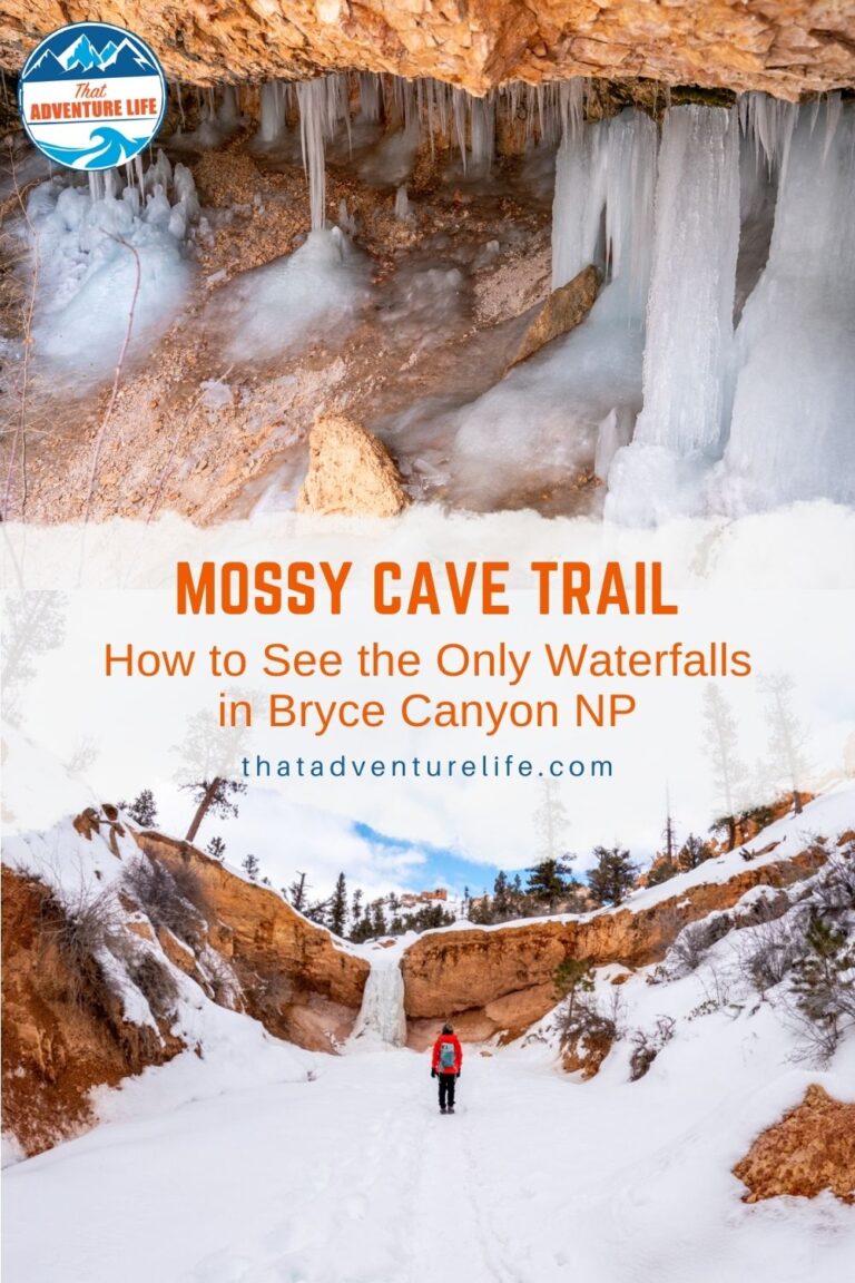 Mossy Cave Trail: How to See the Only Waterfalls in Bryce Canyon NP Pin 2