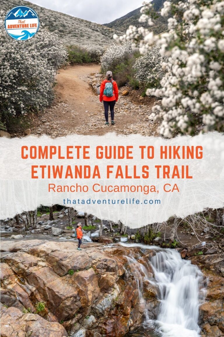 Hiking Etiwanda Falls Trail, Complete Guide| Rancho Cucamonga, CA Pin 2