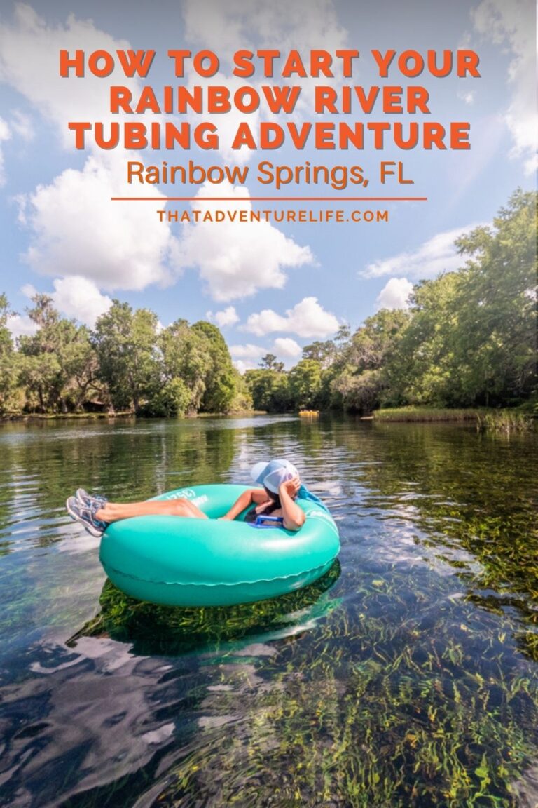 How to Start Your Rainbow River Tubing Adventure | Rainbow Springs, FL Pin 1