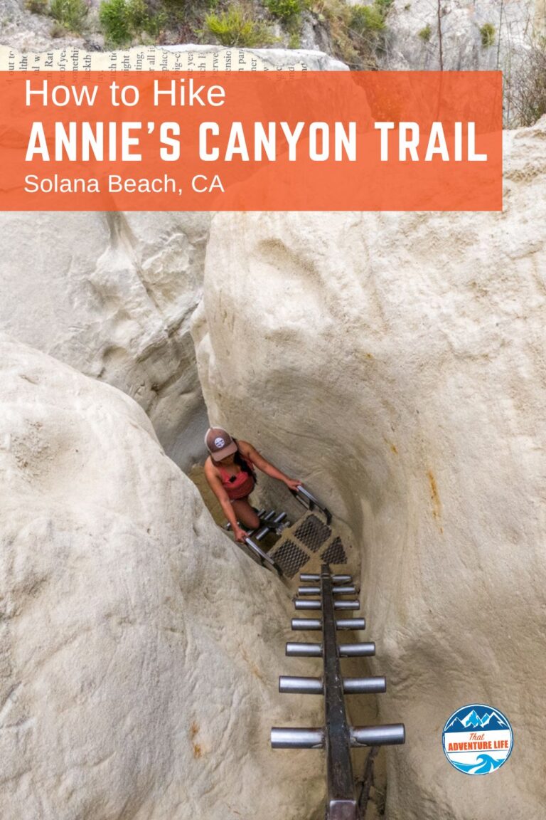 How to Hike Annie's Canyon Trail | Solana Beach, CA Pin 2
