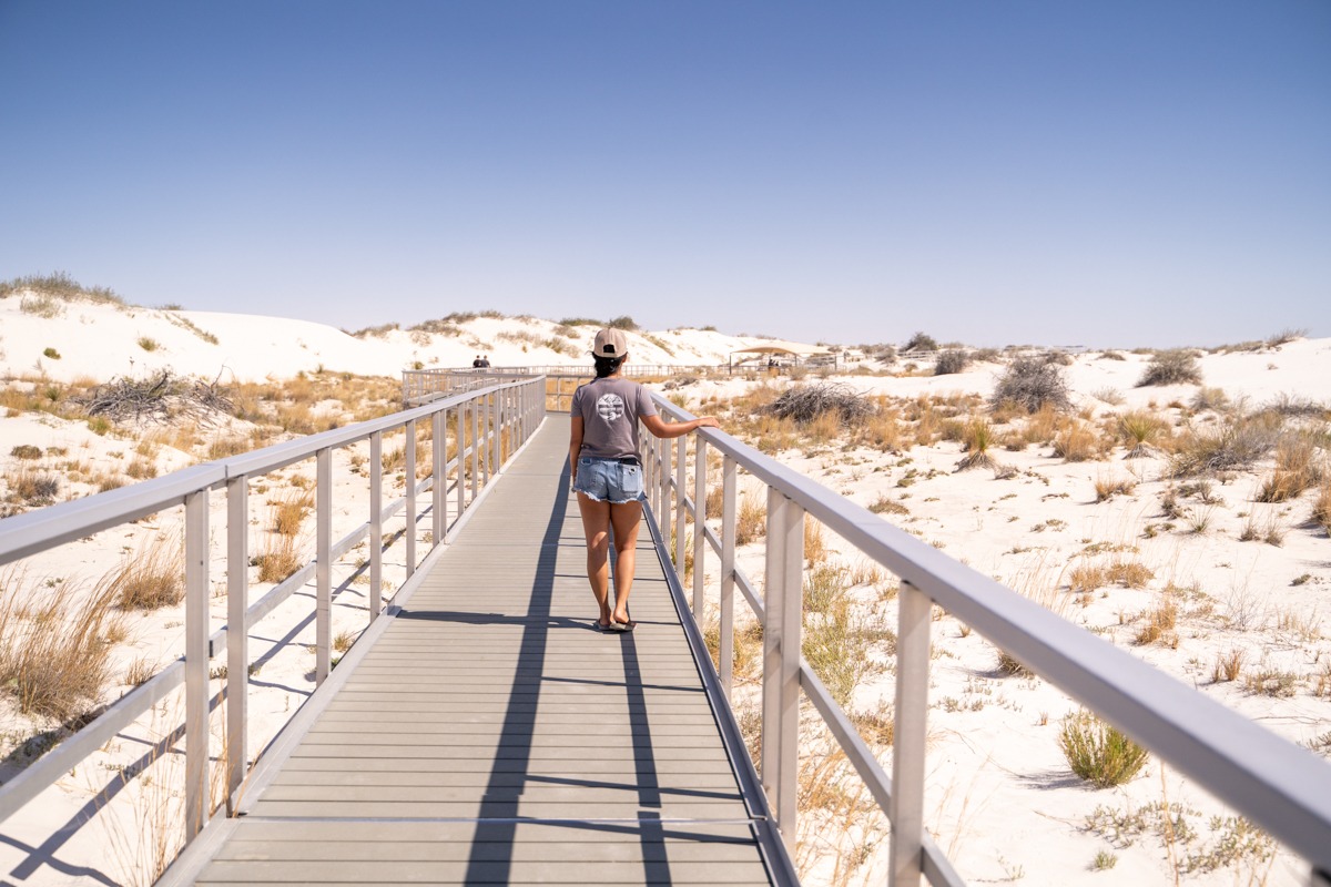 Hike the Interdune Boardwalk in White Sands National Park