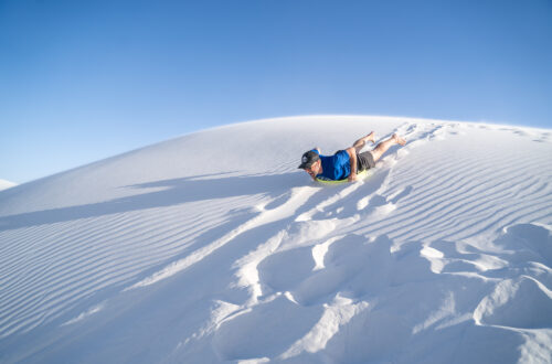 How to Go Sledding at White Sands National Park | NM