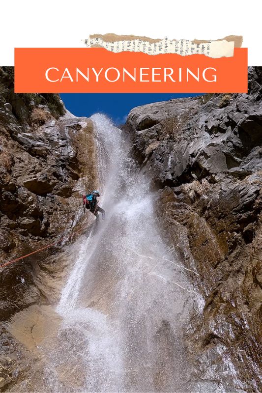 Activities: Canyoneering Label