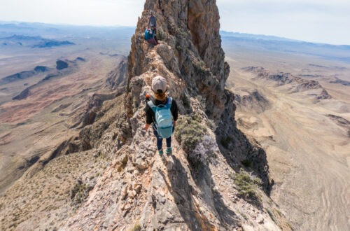 Moapa Peak Trail near Las Vegas, Nevada